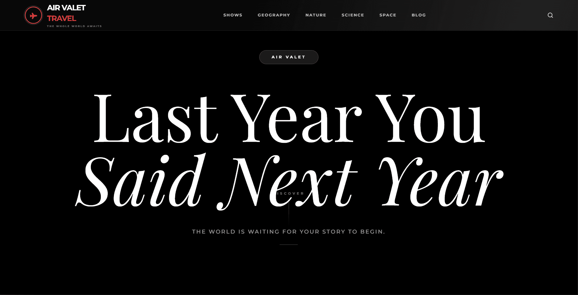 Travel Explorer - Landing Page